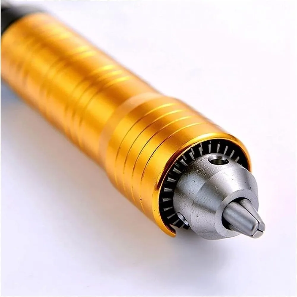 

6.5mm Flex Shaft Adapter Rubber Handle Stainless Steel Rotary Grinder Tool Flexible Extension Tube Multifunctional