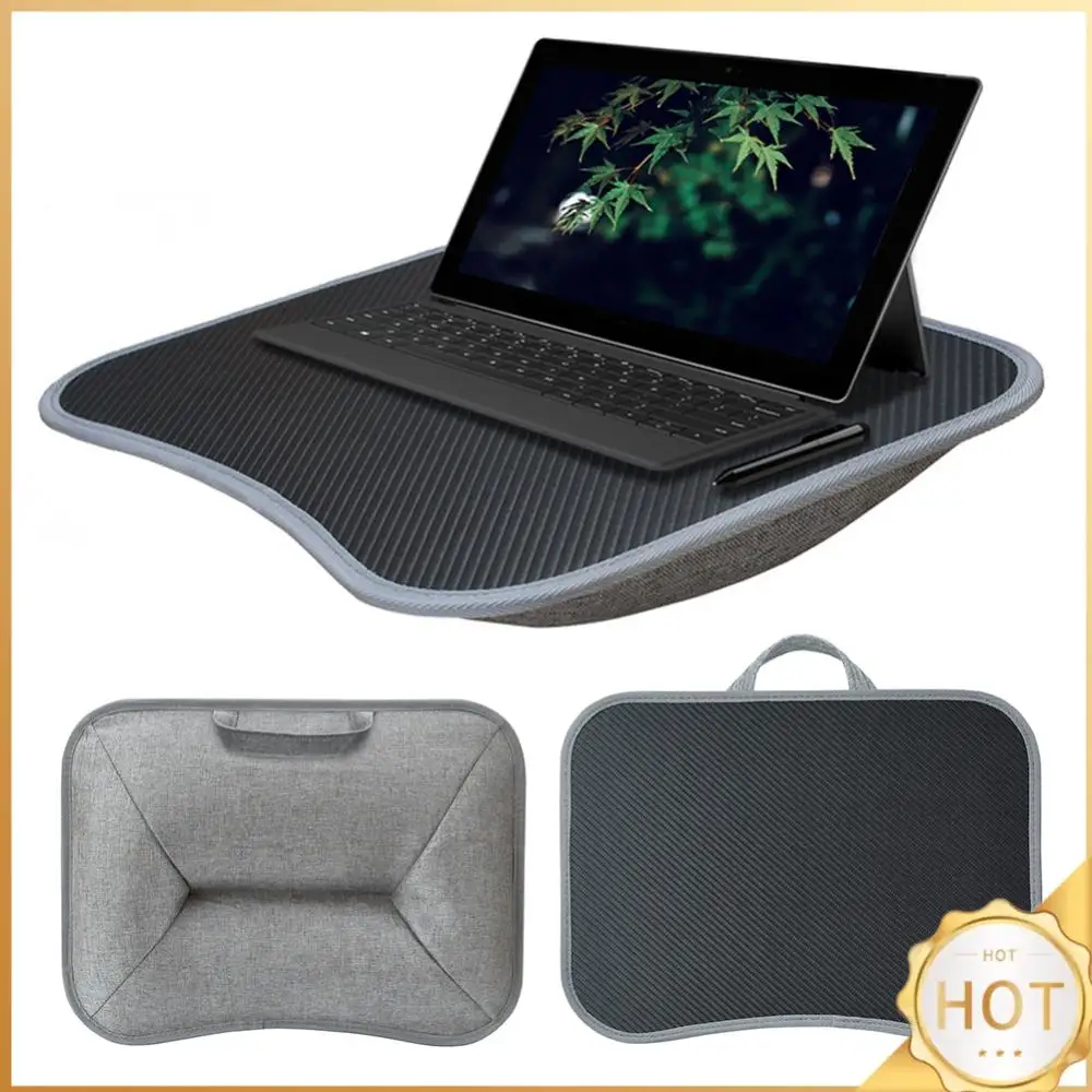 Laptop Lap Desk with Soft Pillow Cushion Portable Laptop Desk Multifunctional Laptop Desk for 13-15Inch Laptops