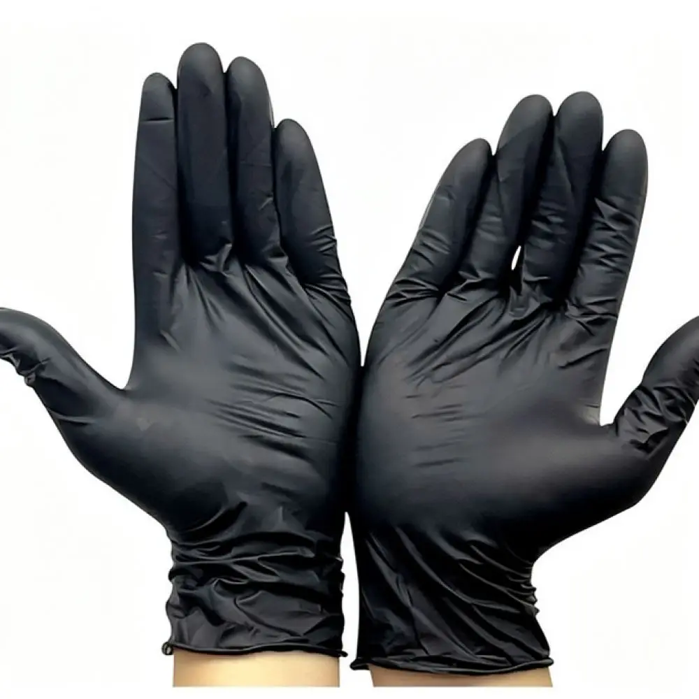 Industrial Strength Disposable Nitrile Gloves Waterproof Chemical Resistant Hand Protection For Lab Kitchen And Housework