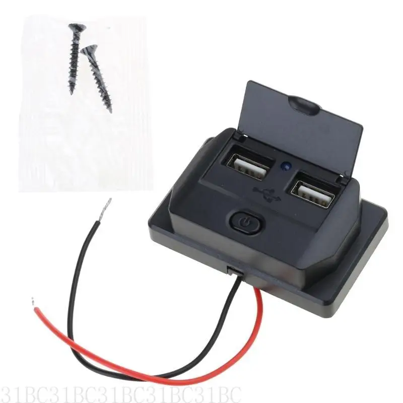 

31BC USB -автомобильный зарядка 12 В/24 В 3.1A USB -зарядка адаптер выходов на автомобиль для автомобиля