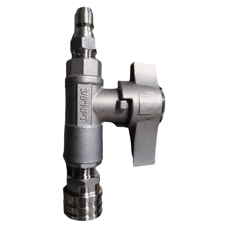 Ball Valve Pressure Washer, 3/8Inch Quick Connect Ball Valve For Power Washer Hose, High Pressure Ball Valve, 5000 PSI