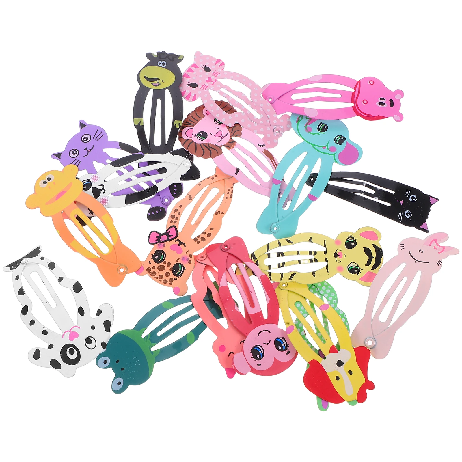 

18pcs Animal Hairpin Set Kids Hair Clips Stylish Bobby Pins Hair Accessories Girls Barrette Teen Children Daily Use