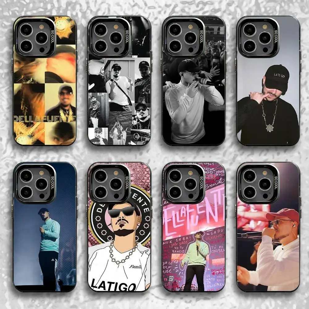 

Spania Singer D-Dellafuente Phone Case For iPhone 16,15,14,13,12,11,Pro,XS,Max,Plus,Mini,SE Black Candy Matte Shockproof Cover