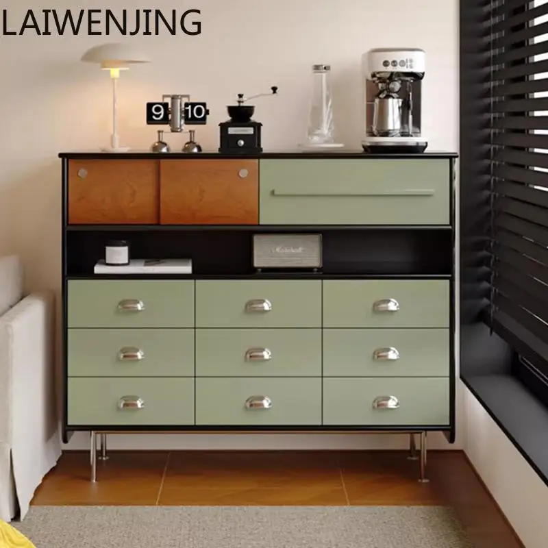 

MJY Vintage Style Entryway Living Room Storage Wall-Mounted Sideboard Shelf