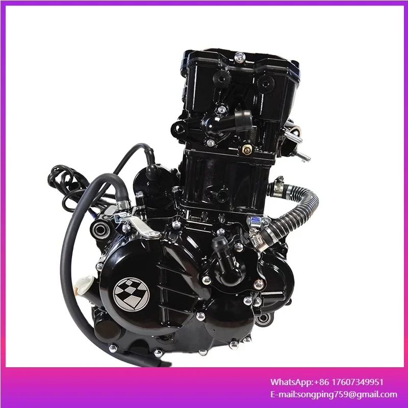 Zongshen NB300 Engine Assembly Modified 300cc Motorcycle Engine Water-Cooled Four-Valve ZS174MN-5 Large Displacement High Racing