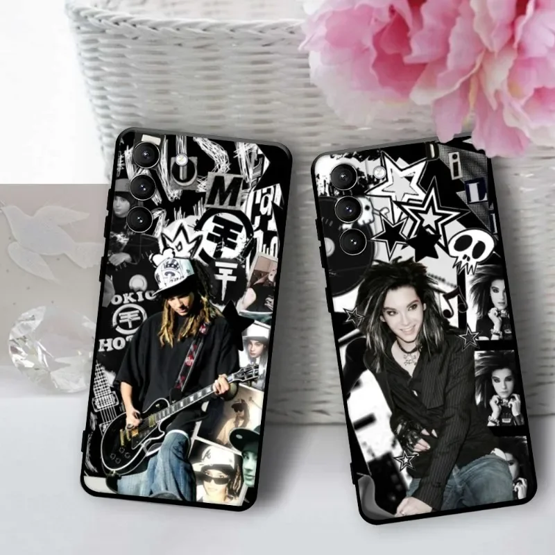 Tom Bill Kaulitz Tokio Hotel Phone Case For Samsung Galaxy S22 23 21 S20 FE Ultra S10 S9 S8 Plus S10e Note 20Ultra 10Plus Cover