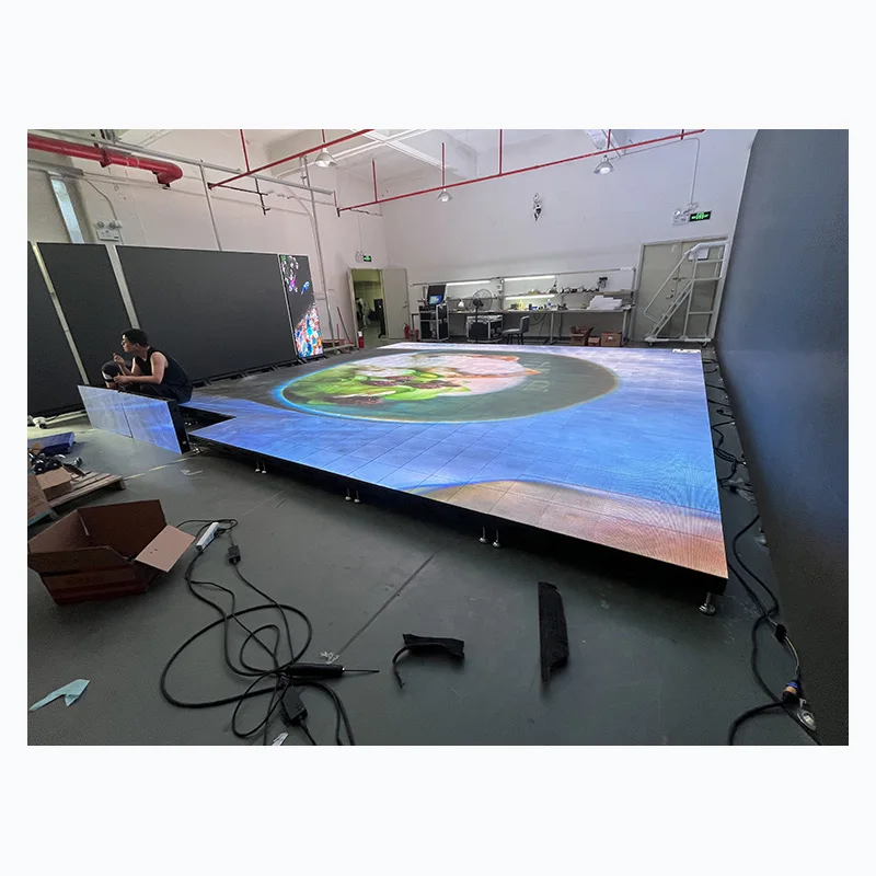 Interactive Stage P2.9 P3.91 LED Display Floor for DJ Booth Bar Dance Floor Parties Weddings Clubs