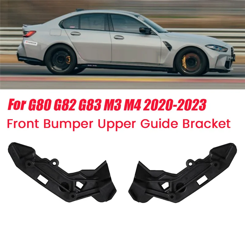 1Pair Front Bumper Upper Guide 51118069417 51118069418 for BMW G80 G82 G83 M3 M4 2020-2023 Car Bar Inner Bracket L+R