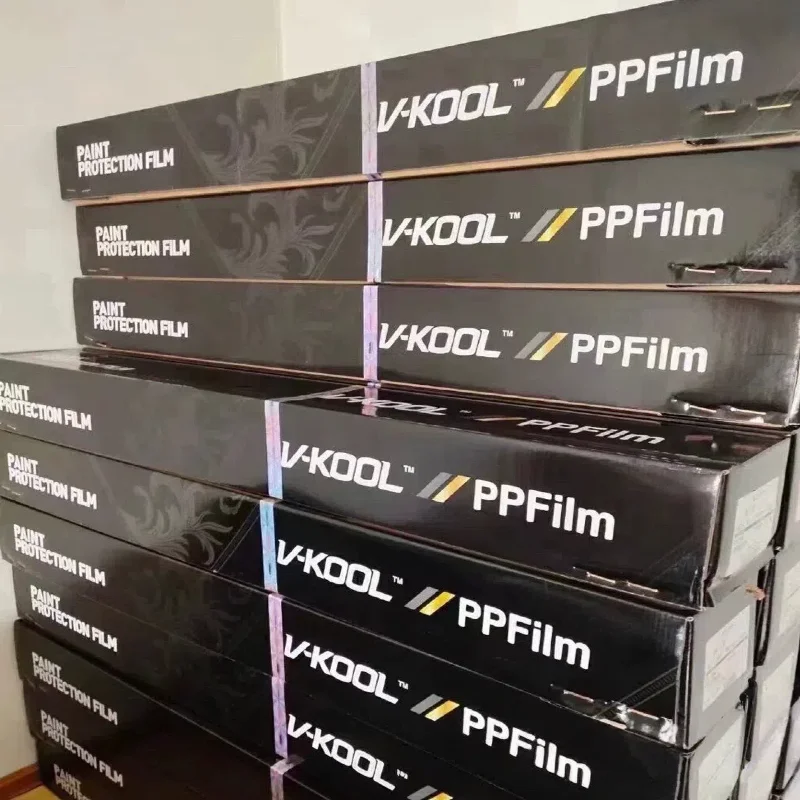 Original USA V-KOOL V10 PPF TPU Paint Protection Film High Gloss Transparency Self-Healing Nano Coating Anti-Stain Easy Install