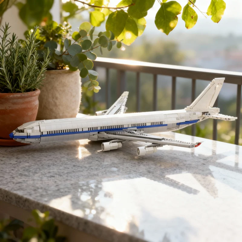 2233pcs MOC Creator Expert Air China Airbus Model Building Blocks Architecture Christmas Gifts Assemble DIY Creative Toys Idea