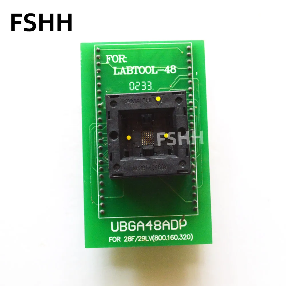 UBGA48ADP UBGA48-DIP48 อะแดปเตอร์สําหรับ LT48 โปรแกรมเมอร์ NP291-04808 BGA48 ซ็อกเก็ตทดสอบ
