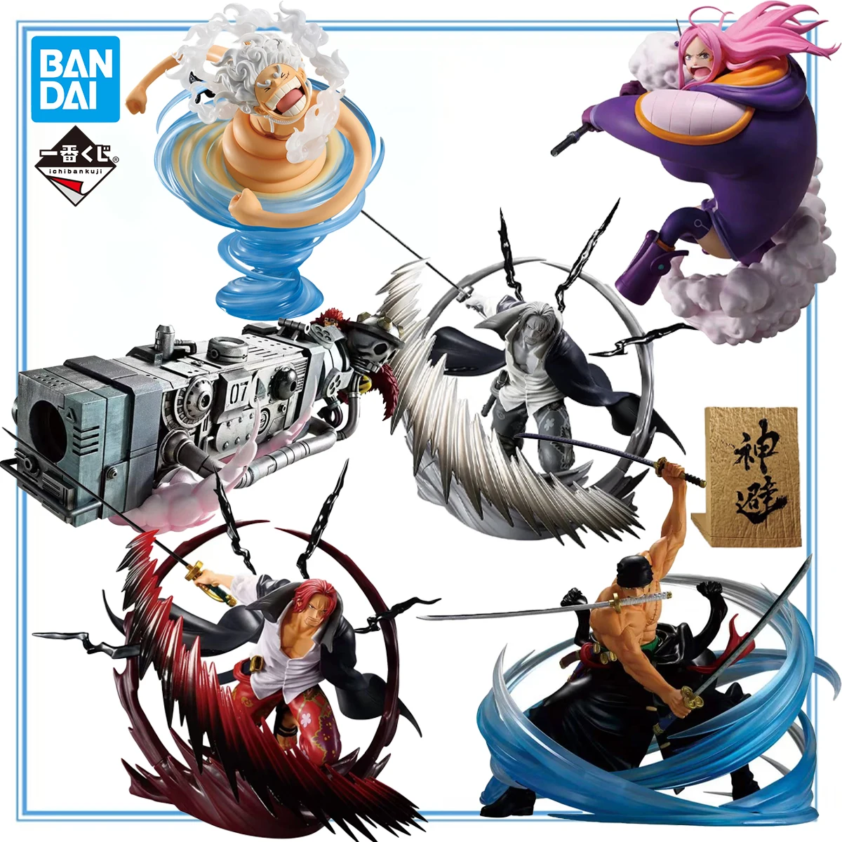 

100% Original in Stock Bandai Spirits Ichiban Kuji One Piece Akagami No Shanks Monkey D Luffy Jewelry Bonney Roronoa Zoro