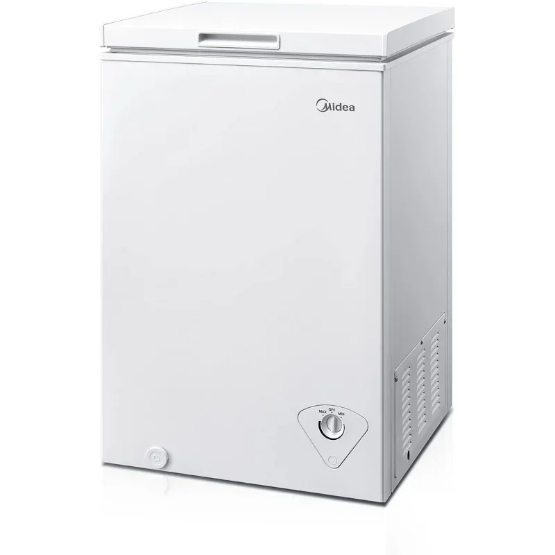 QWMidea MRC070S0AWW Chest Freezer,7.0 Cubic Feet,White & Zojirushi NS-ZCC10 Neuro Fuzzy Cooker,5.5-Cup uncooked rice / 1L,