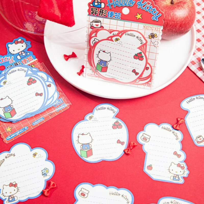 

12PCS/ лот KAWAII SANRIO KITTY MEMO PAD милый N TIMES STATIONERY LABEL NOTEPAD закладка POST SCHOOL SUPPLY