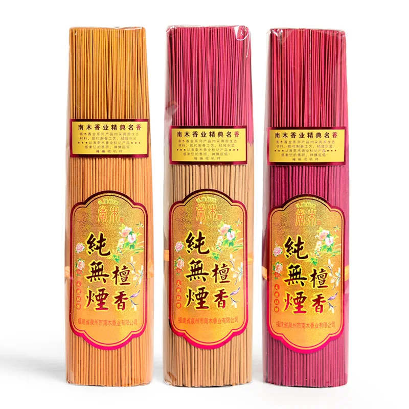 

750G Incense Sticks Bamboo Religious Incense Sticks Gold Red Buddha Praying Meditation Incense Long Lasting Fragrance