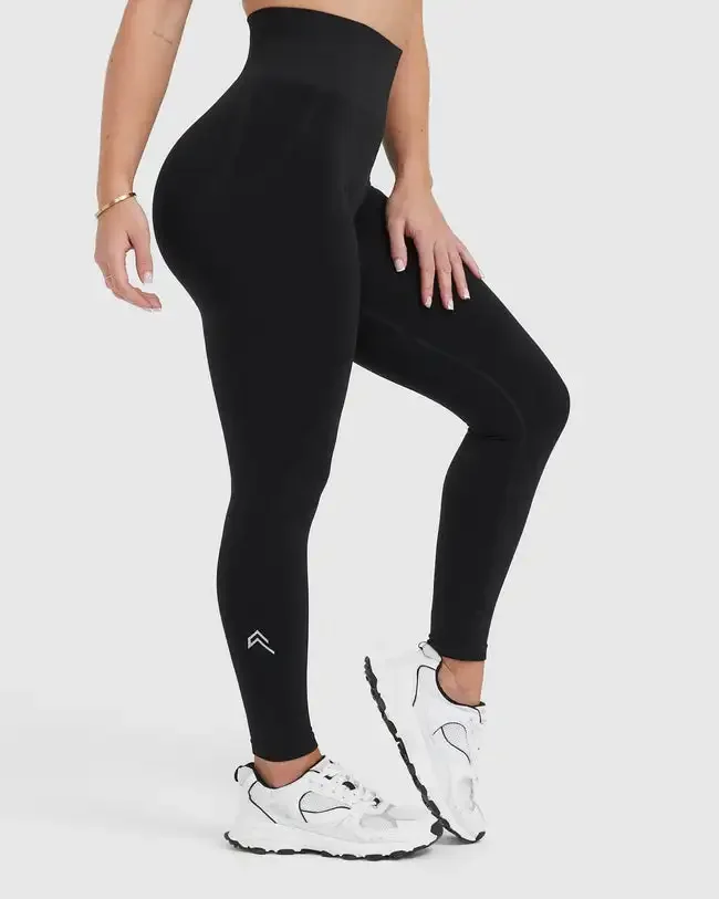 Oneraktywne Fitness damskie sportowe bezszwowe legginsy wysokiej talii elastyczne solidne legginsy do jogi trening gimnastyczny spodnie do joggingu