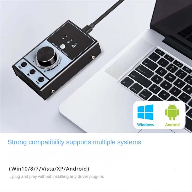 VO-USB компьютерный регулятор громкости контроллер компьютер мобильный телефон периферийный регулятор громкости мини-переключатель провод контроллер