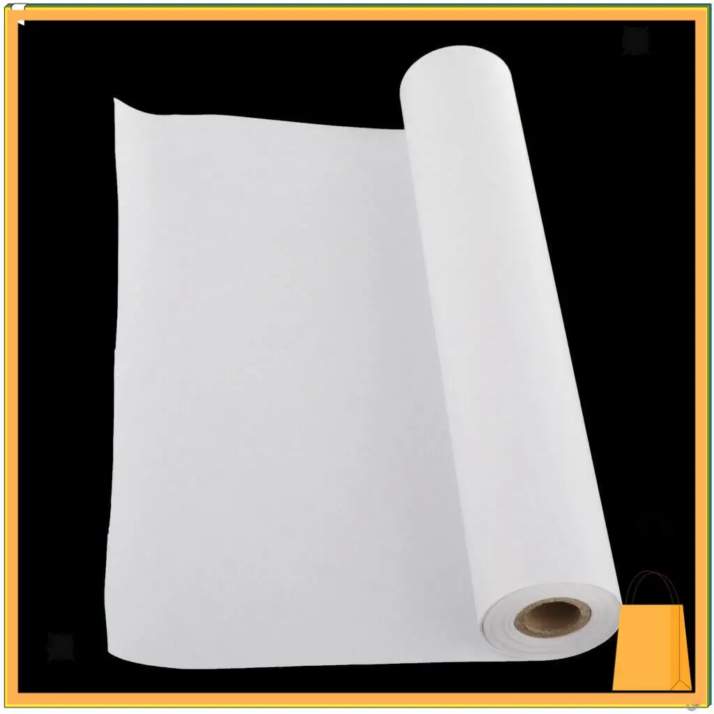

L52A-Roll Of 10M White Drawing Paper Roll Roll Paper Recyclable Art Supplies High Quality Recyclable Paper