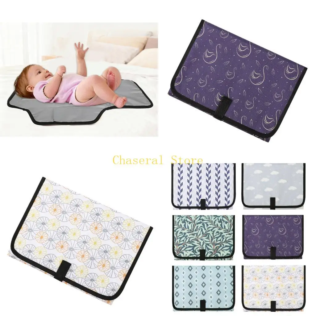 E7CE Soft Waterproof Baby Diaper Changing Pad Compact Wear Resistant Changer Mat for Travel Leakproof Infant Urinal Pad