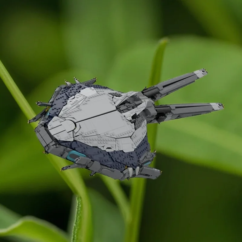 4516pcs MOC Space Warframe - Liset Landing Craft Model Building Blocks Art Education Idea Brick Collection Assemble Creative