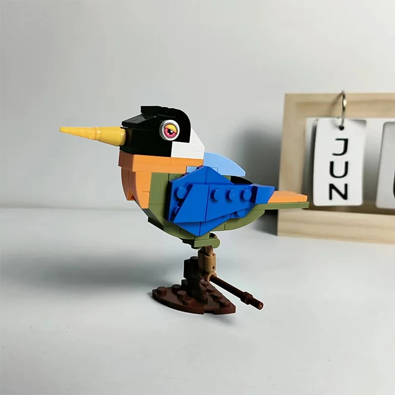 MOC Leaf Bulbul Bird Model Kit, bloques de construcción educativos, juguete para niños, conjunto de ensamblaje creativo, vacaciones únicas Gi, 83