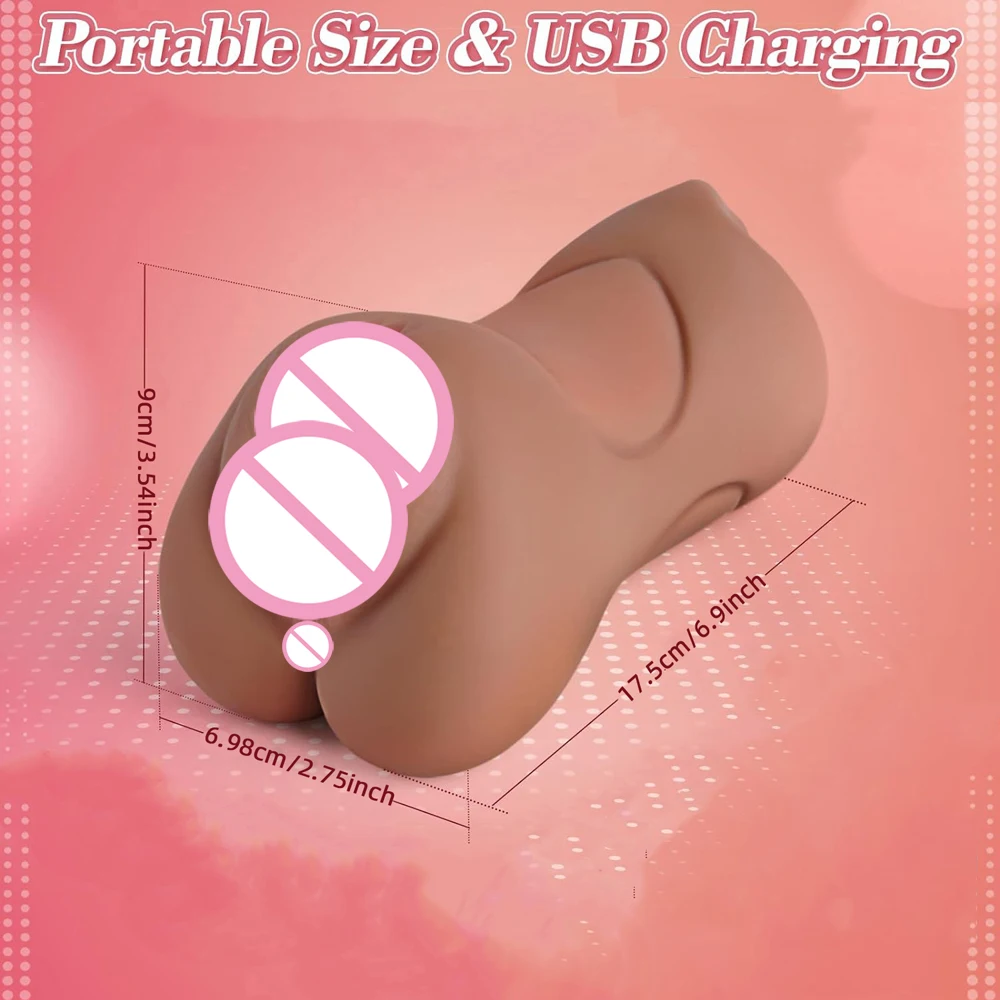 3 في 1 الموزه اختراق الرجال الجنس لعب الاصطناعي المهبل الشرج الفم جيب Pusssy الكبار اللسان أدوات الاستمناء الذكور #6