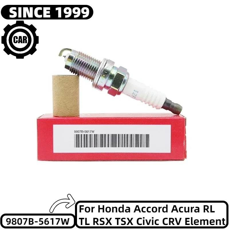 

4PCS 9807B-5617W IZFR6K-11 High quality Spark Plug For Honda Accord Acura RL TL RSX TSX Civic CRV Element IZFR6K11 6994