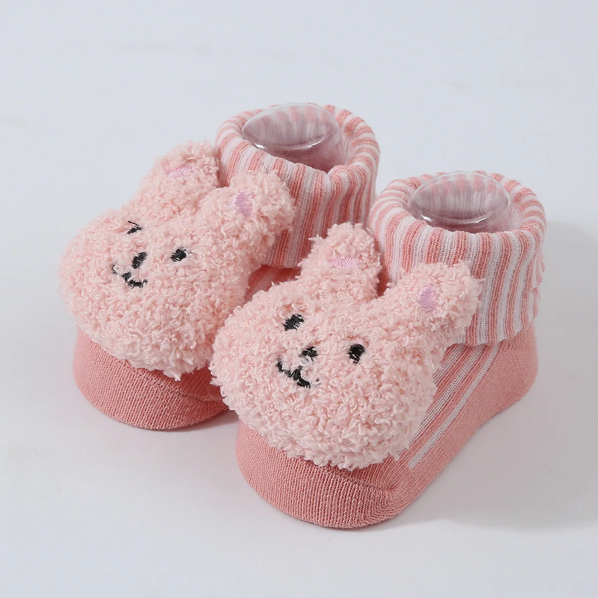Babysocken Frühling und Herbst Weiche Baumwollsocken für Neugeborene in der Tube Cartoon 3D Puppe Säuglingssocken für Jungen und Mädchen 0-6 Monate – Detail 10
