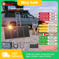 Dokio 300W 18V Portable Foldable Solar Panel  with 12V Controller Suitable for Family Camping Trips