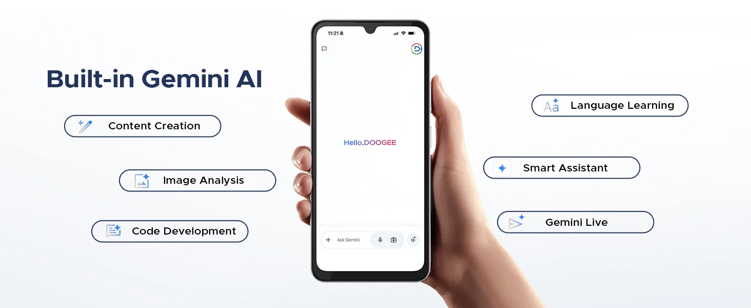 Doogee M30 Pro Smartphone 6.88" Display 8000Mah Battery 1.3" Rear Display 64Gb(8+56) 256Gb 64Mp Camera Android 16 Mobile Phone