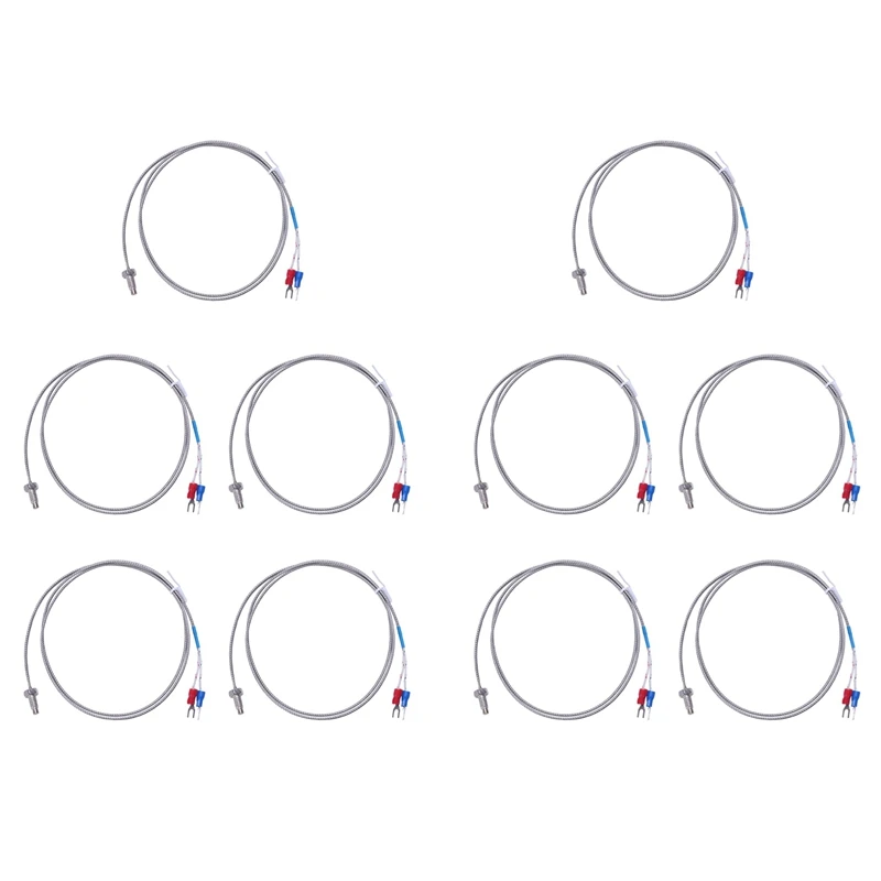 【Горячая】10 шт., 3,3 фута, термопара типа K, датчик температуры 0-400C, датчик температуры