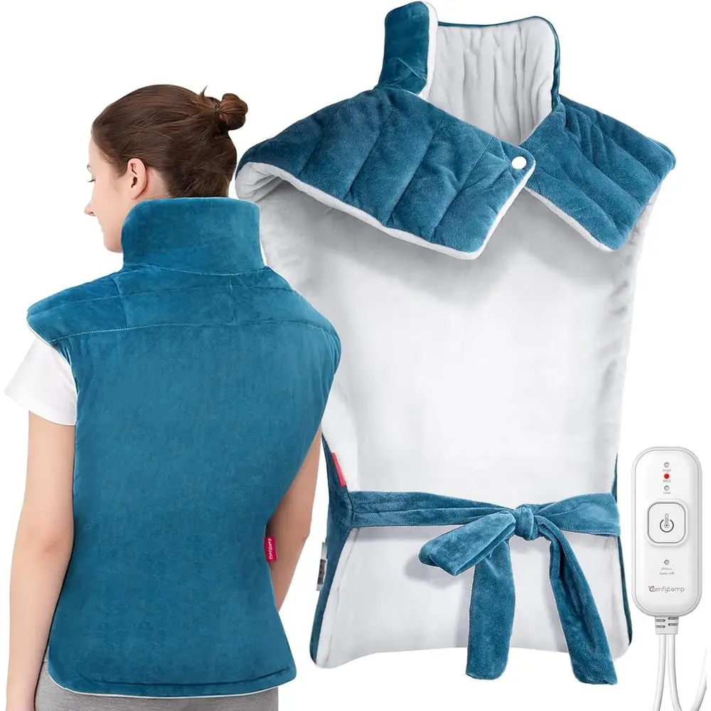 

Extra Large Auto-Off Heated Pad for Back, Neck & Shoulder Pain Relief - Ideal Birthday & Christmas Gifts for Women, Men, Moms, D