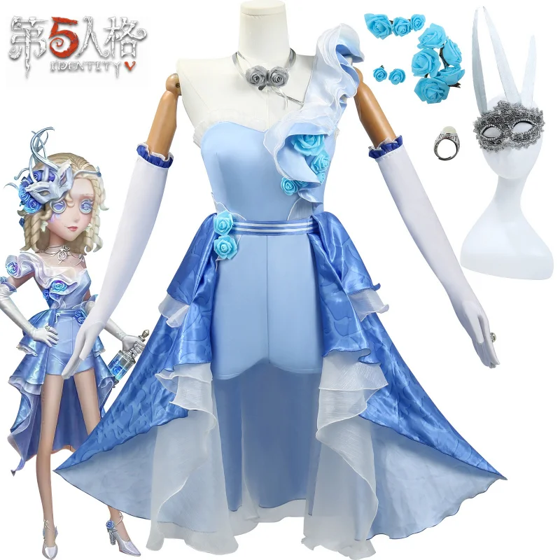 Manduo Apparel Bartender's Rose Identity V Profumatore Gioco Cosplay Costume Anime-image