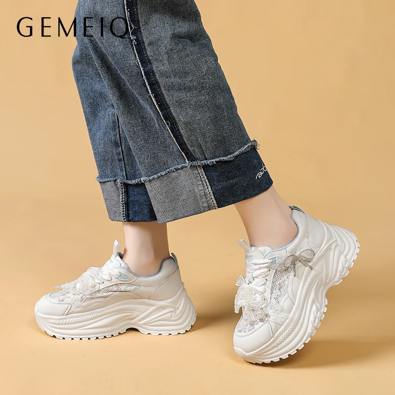 gemeiqi-women's-dad-shoes-thick-bottom-running-sneakers-breathable-mesh-casual-low-top-round-toe-rubber-outsole-fall-season