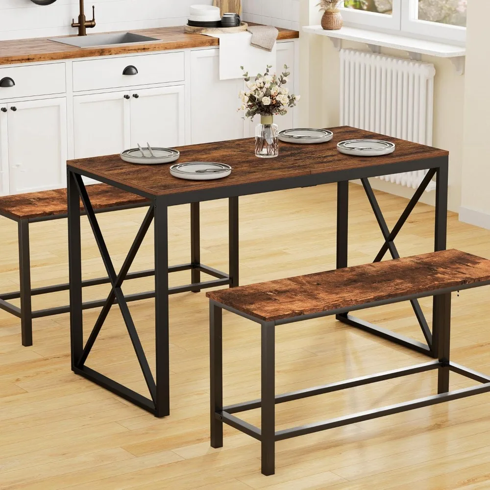 

47.2" L Dining Table, Kitchen Room Table for 4, for Small Space, Dinings Room, Dining Tables