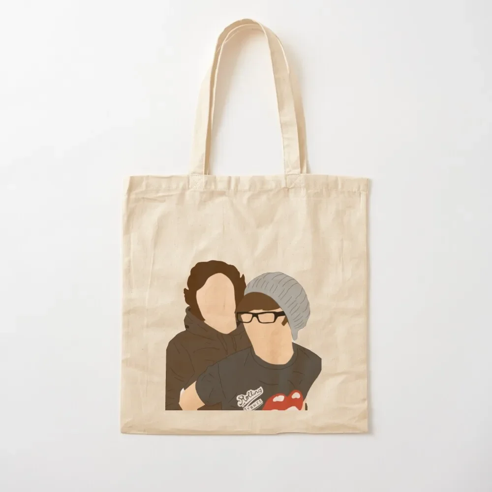 

Larry hanging on each other Tote Bag Canvas reusable grocery bags Canvas shoulder bag Handbags Tote Bag