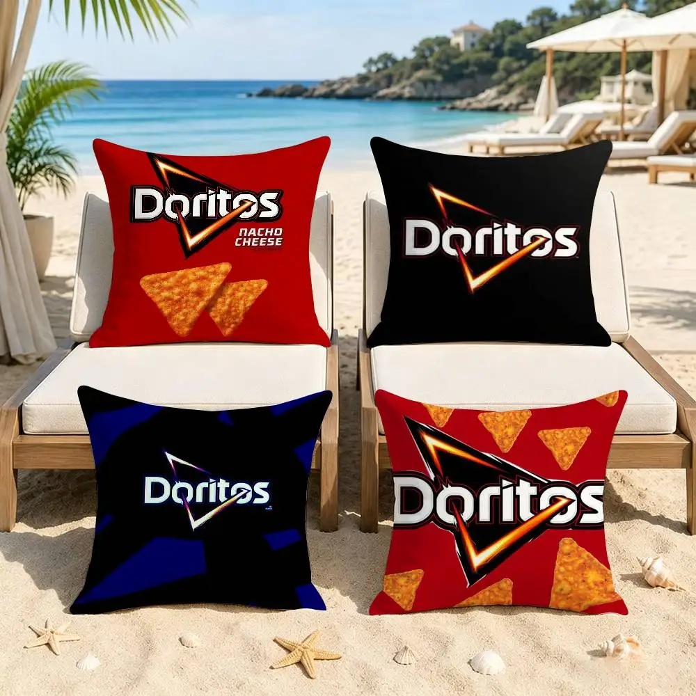 Funny D-orito-s Chips  Decorative Pillowcase Square Pillowcase Home Office Decorative Cushion Cover