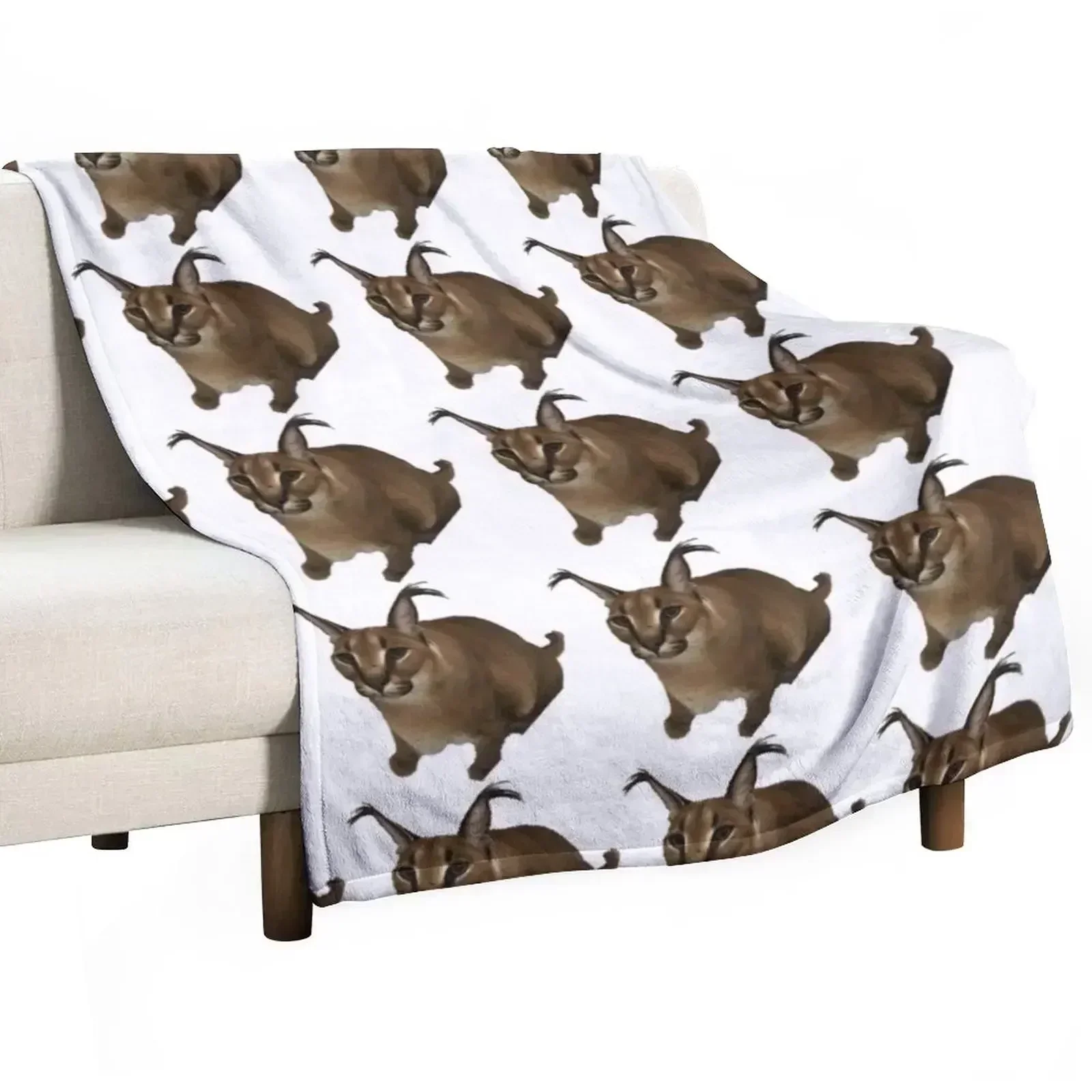 Floppa Throw Blanket Baby valentine gift ideas Polar Soft Big Designers for babies Blankets