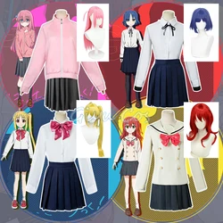 Yamada Ryo Kita Ikuyo Ijichi Nijika Gotoh Hitori Cosplay Costume BOCCHI THE ROCK! Adult Carnival Uniform Wig Anime Halloween