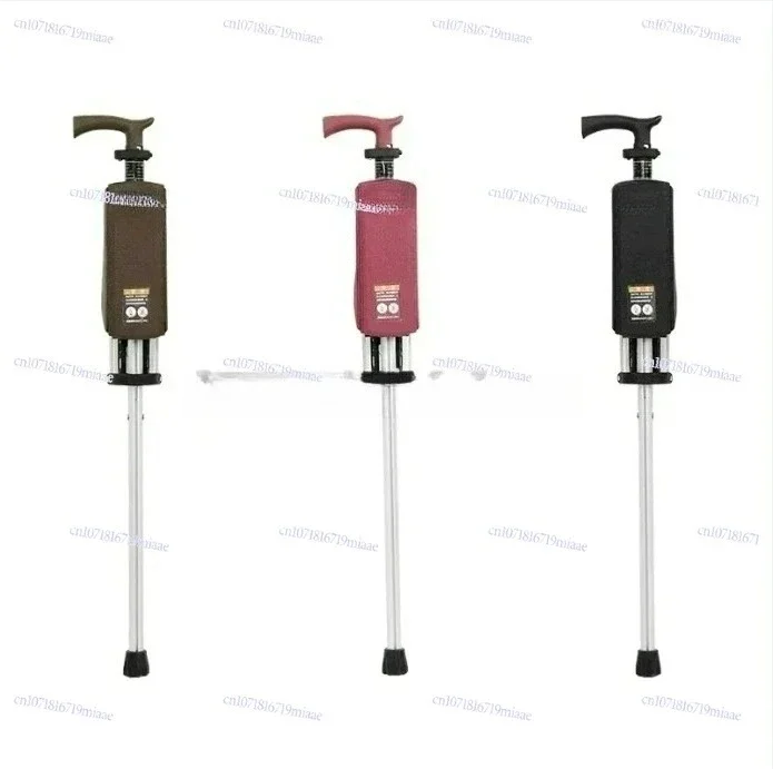 New Foldable Walking  High Quality Aluminum Alloy Cane Stick with Seat Adjustable Elderly Crutch Chair with Stool
