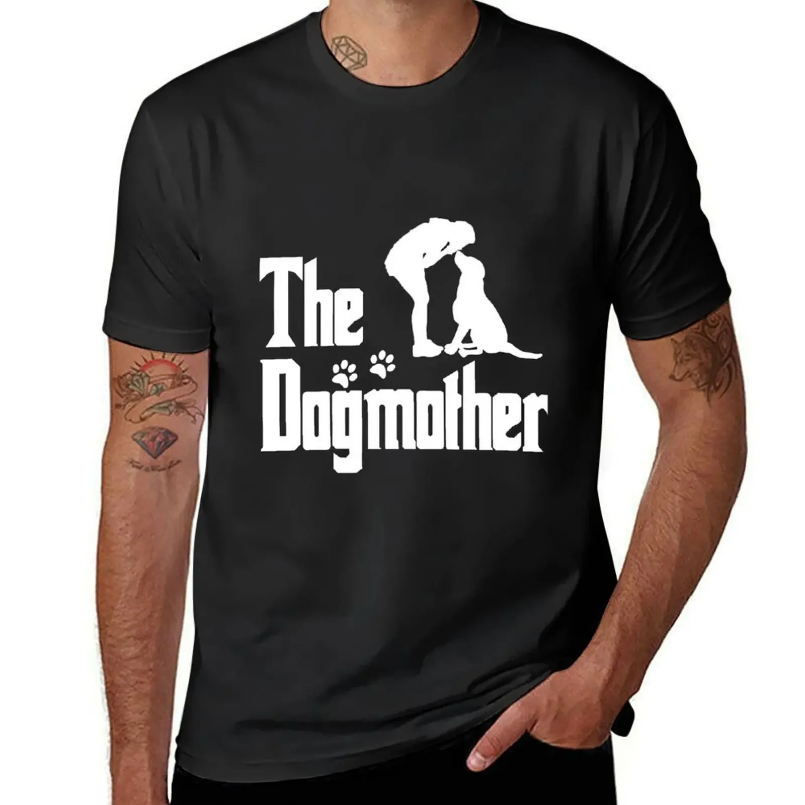 

The Dogmother - Dog Lover art T-Shirt basketball graphic tees cheap stuff shirts men graphic