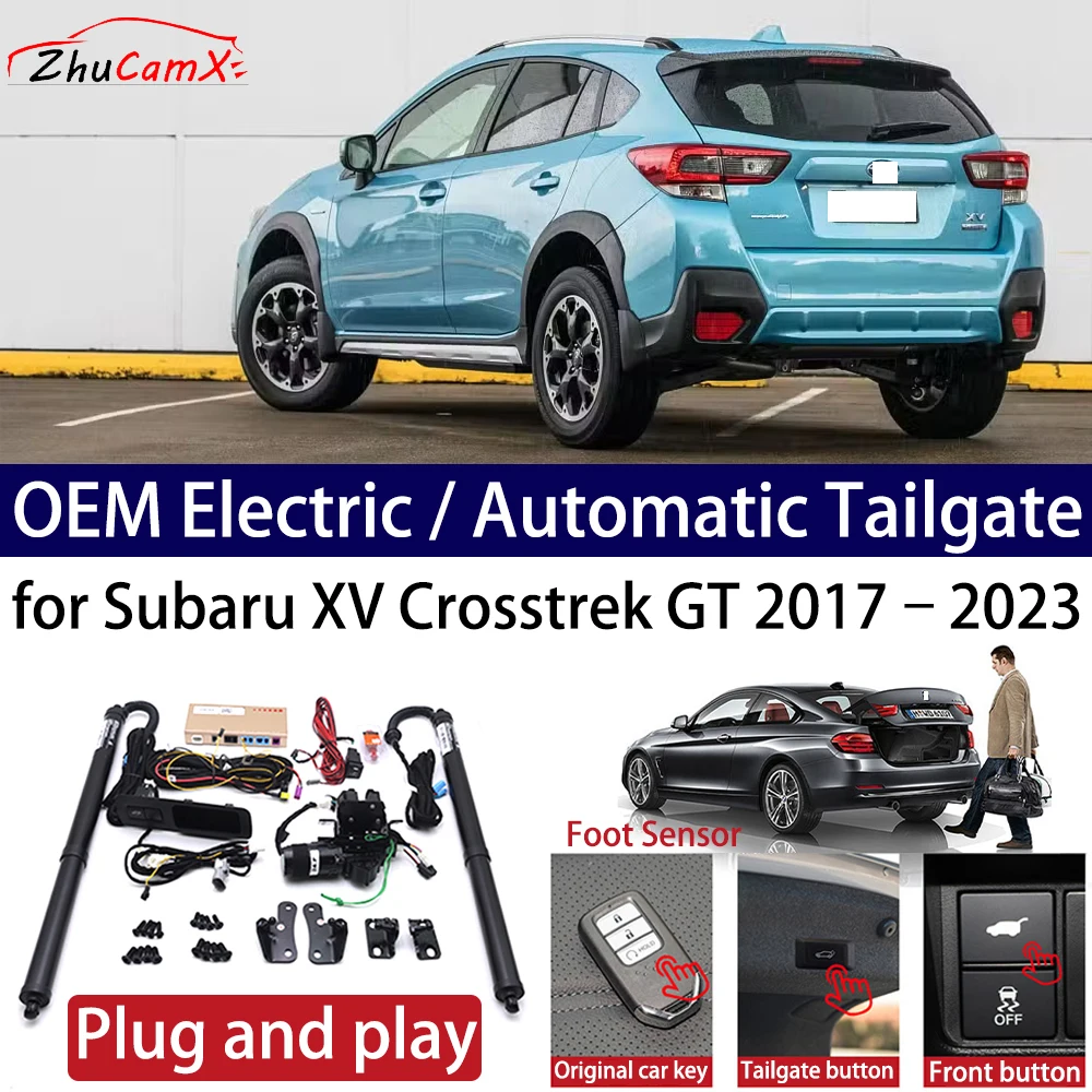 ZhuCamX for Subaru XV Crosstrek GT 2017–2023 Car OEM Power Electric Automatic One-Click Smart Liftgate Tail Gate Support Opener