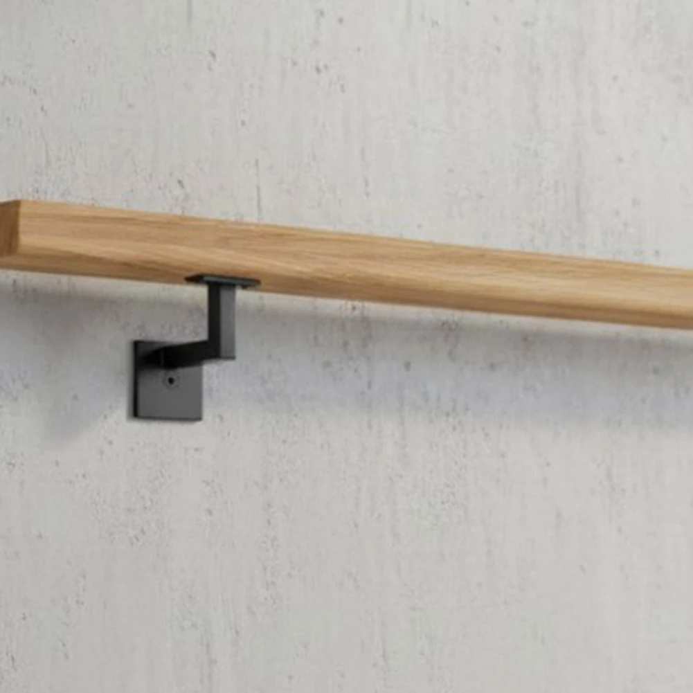 Zinc Alloy Wall Mount Bracket for Handrail Support and Railing Fixtures in Stairways and Commercial Installations