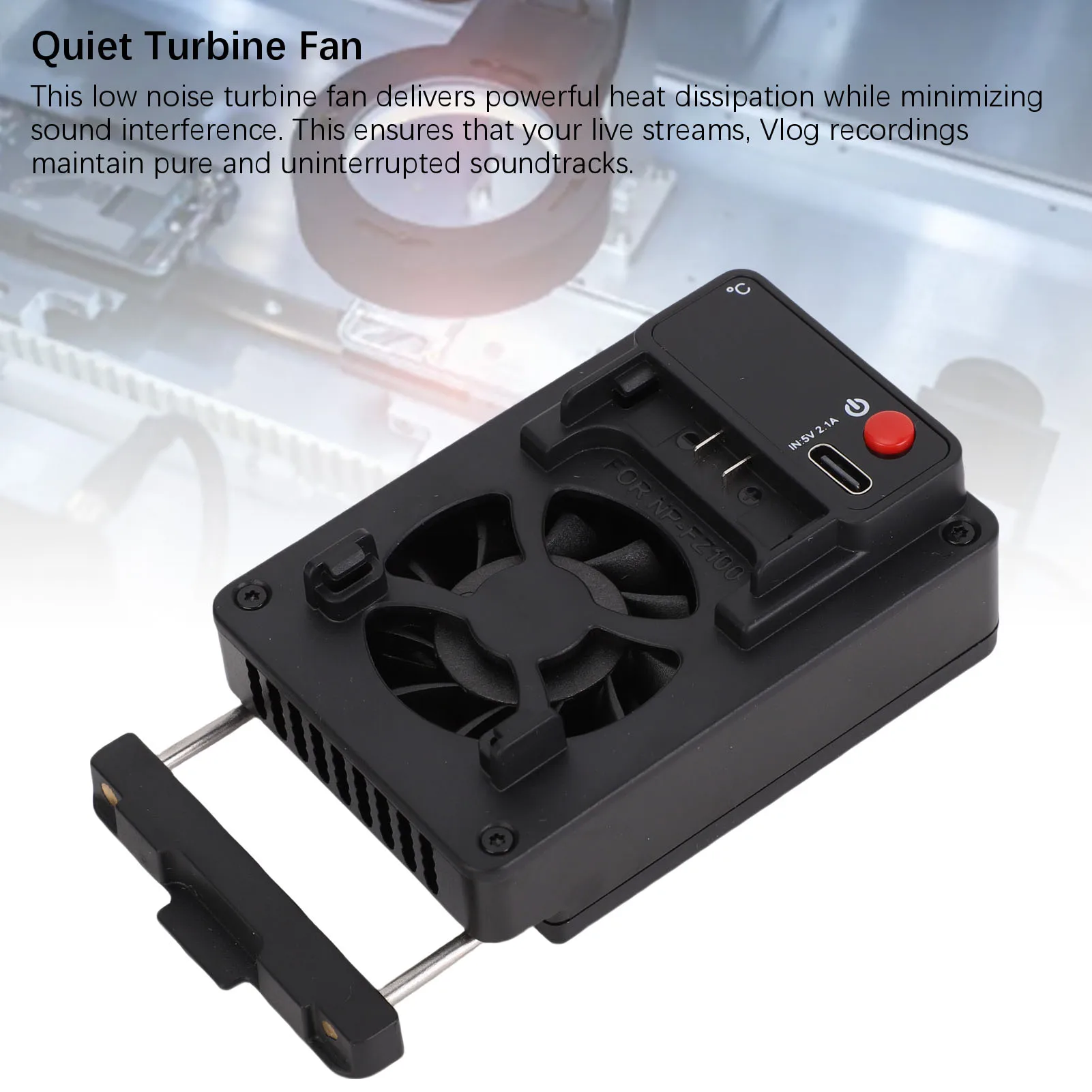 Système de refroidissement de caméra externe, ventilateur de refroidissement de caméra à semi-conducteur, chargement USB, bonne Dissipation thermique, silencieux pour appareil photo sans miroir