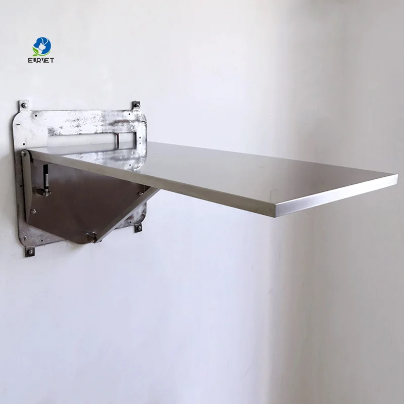 

Wall Mount Folding Table End-folding Wall-mount Veterinary Table Folds Down Stainless Steel Exam and Surgery Tables