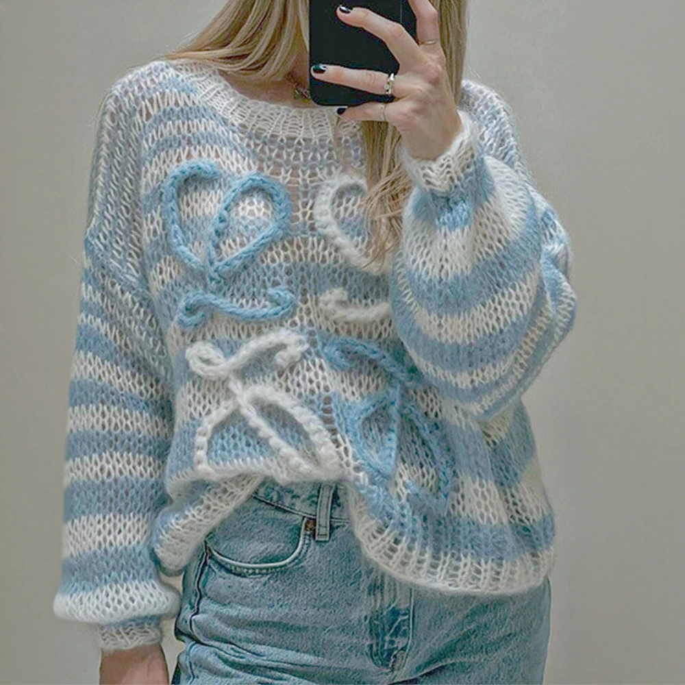 

Свитер с длинными рукавами и круглым вырезом в деловом стиле, облегающий дизайн, прямые рукава-трубы, украшение не требуется