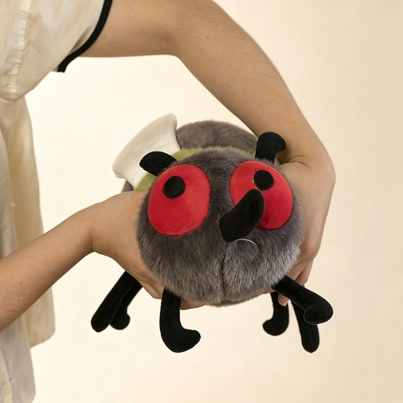 Large Size Funny Stuffed Animal Mosquito Fly Plushie Soft Insect Shaped Pillow Home Decoration Cartoon Stuffed Gift