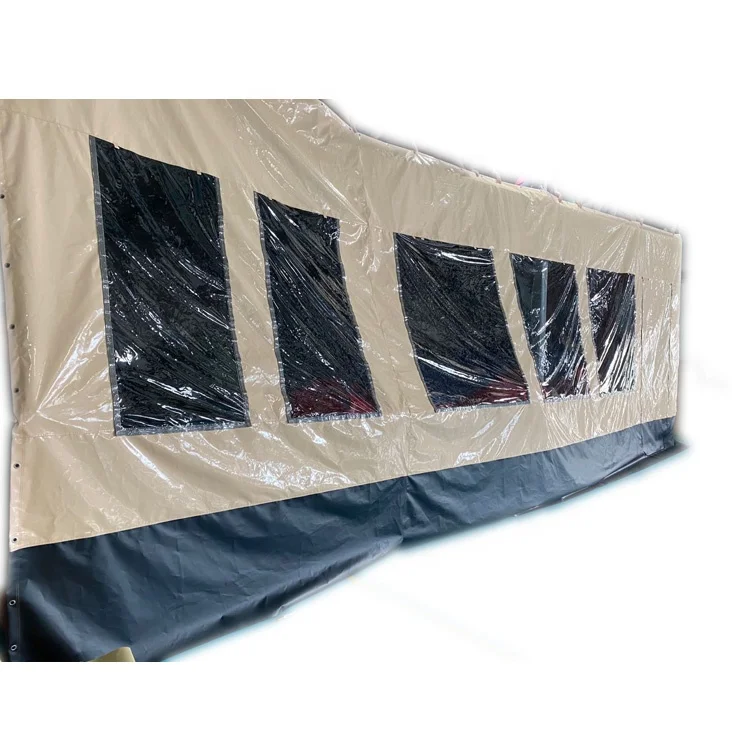 Outdoor 5-8 People Camping PVC RV Shade Tent Waterproof Windproof Mosquito Proof Awnings Tent for Car