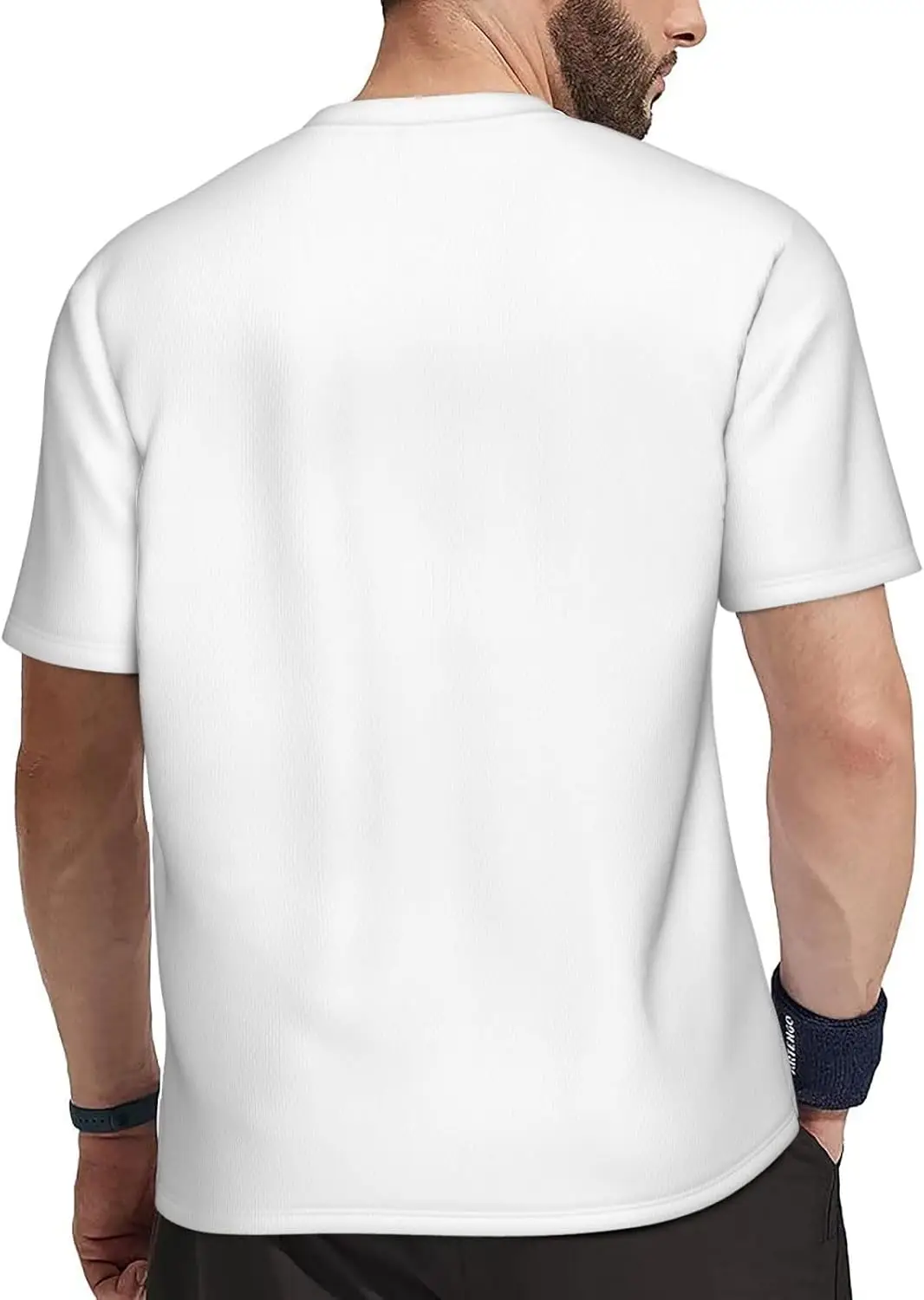 Ferrum College Logo Men's Short-Sleeved Mesh T-Shirt Short Sleeve Sports T-Shirt Moisture Wicking-