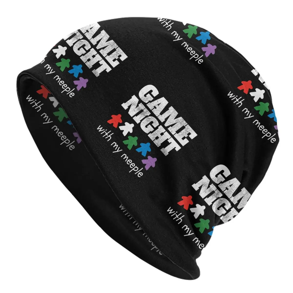 Board Game Night Family Friends Men Women Adult Beanies Caps Knitted Bonnet Hat Warm Hip Hop Autumn Winter Outdoor Skullies Hats